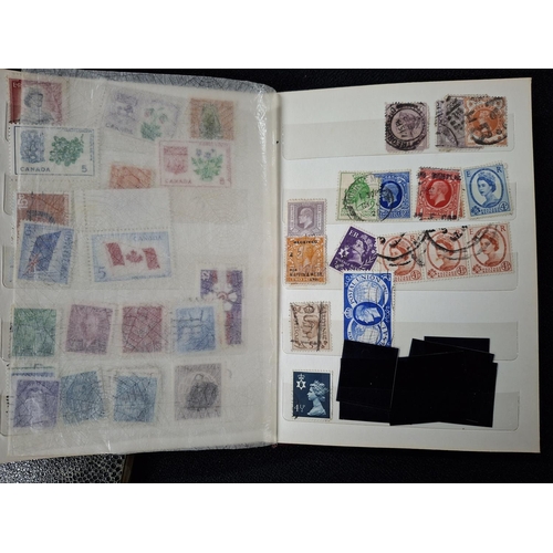 288 - Two small albums full of world stamps including a large quantity of 19th and early 20thC examples, l... 