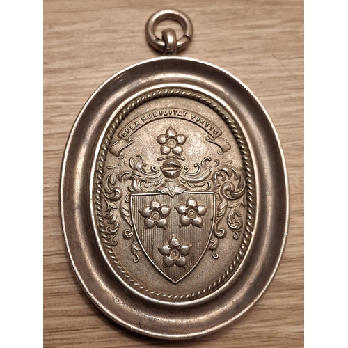 86 - Hallmarked silver medallion, dated 1935-36 award from the Hamilton Academy, first prize award for Hi... 