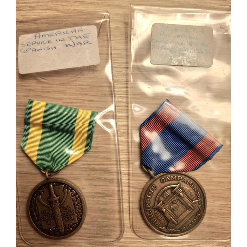 97 - Five various REPLICA USA military medals (5)