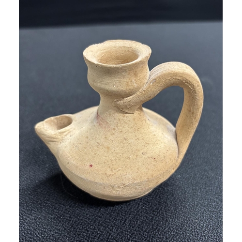 130 - Replica Roman terracotta oil lamp