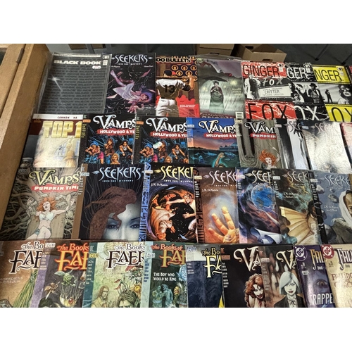 222 - Large quantity of comics including Vampire, Seekers, Ginger, Sweet tooth and many others etc (Qty)