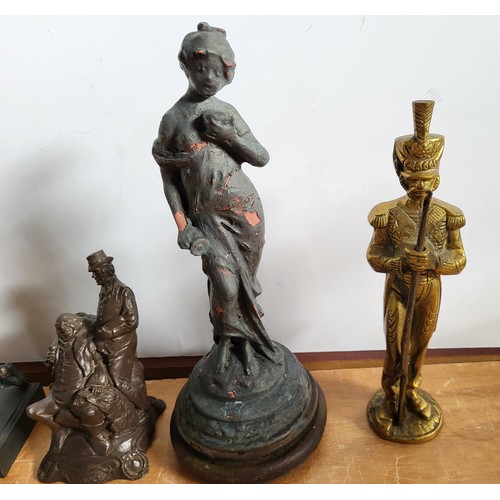 253 - Four various statues (4)