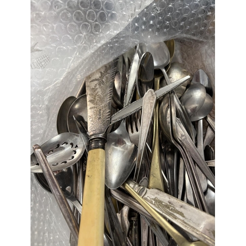 273 - Silver plated cutlery bagged