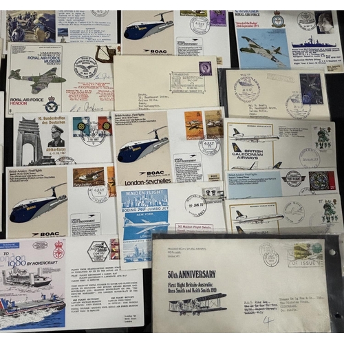 309 - Quantity of GB QEII FDC, many travel related (Qty)