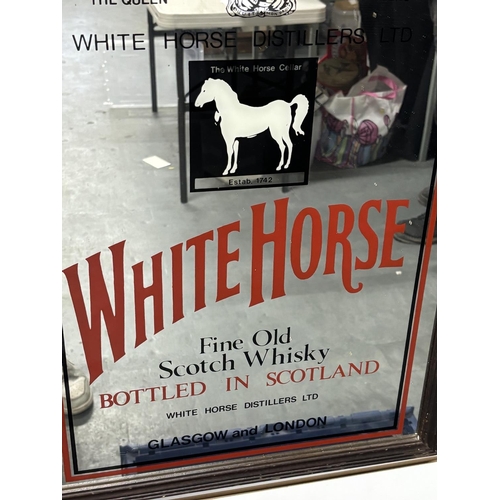 285 - Large White Horse fine old Scotch Whiskey bottled in Scotland