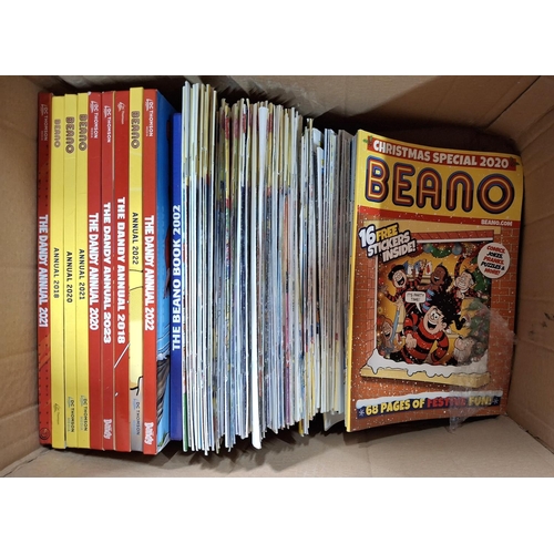 72 - Box full of 21stC Beano comics and annuals (Qty)