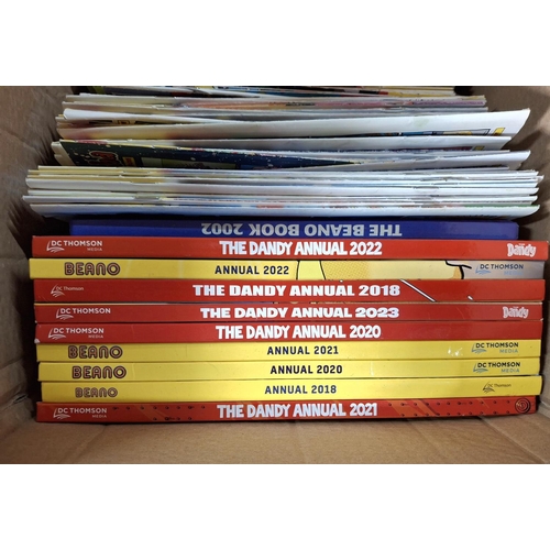 72 - Box full of 21stC Beano comics and annuals (Qty)