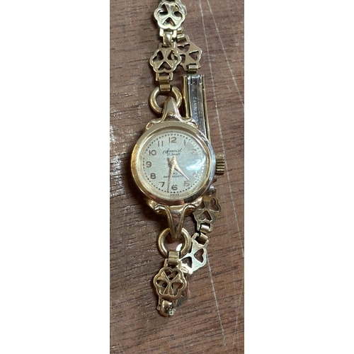 37 - Accurist 21 Jewels Rolled gold watch