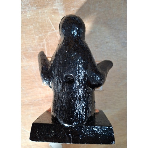 157 - Small cast iron modern Guinness advertising Penguin