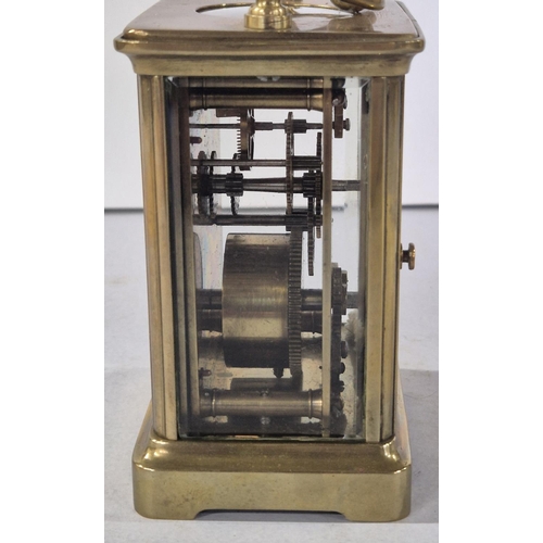 177 - Good quality unmarked 20thC carriage clock