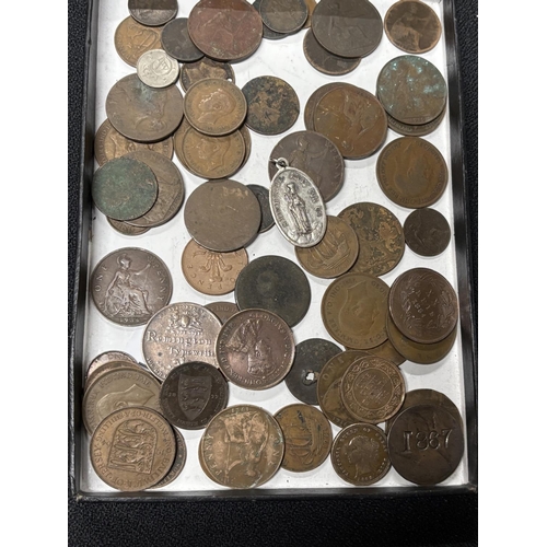 56 - Collection of Coins including 18th and 19th century