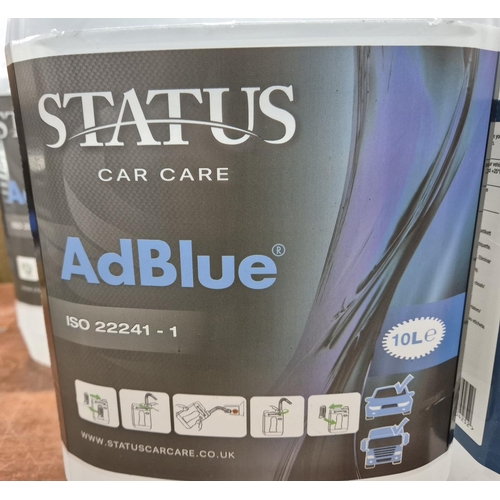 250 - 5 X 10 litre, unopened tubs of ADBLUE by Status and Redex (5)