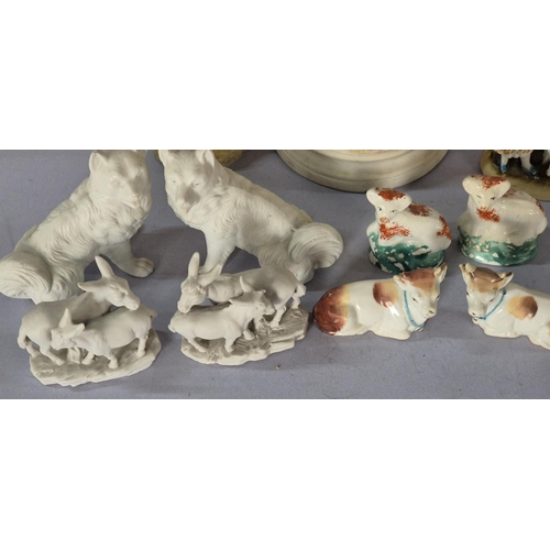 389 - Collection of Victorian bisque and other porcelain figures (Qty)