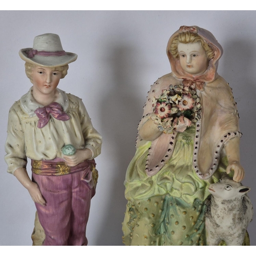 389 - Collection of Victorian bisque and other porcelain figures (Qty)