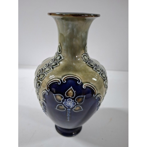 395 - Small, early Royal Doulton vase, impressed marked to base,

approx 12 cm tall