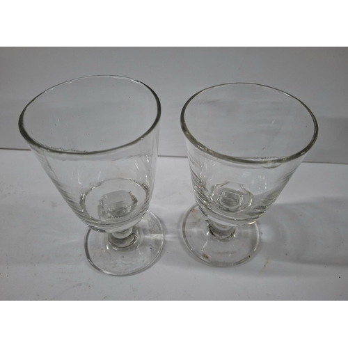 397 - Two 17th-18thC wine glasses (2)