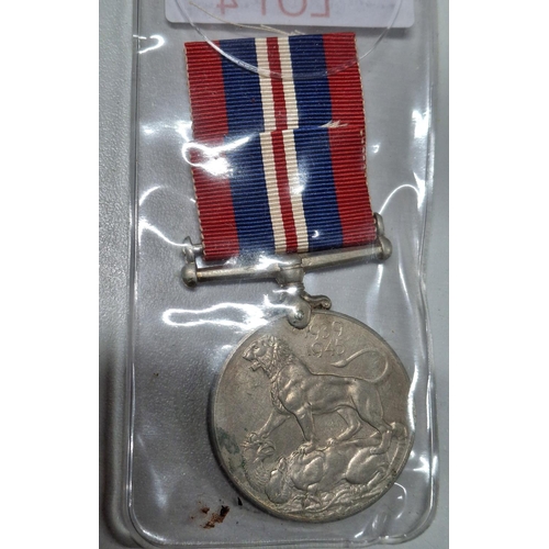 4 - British WWII 1929-1945 service medal