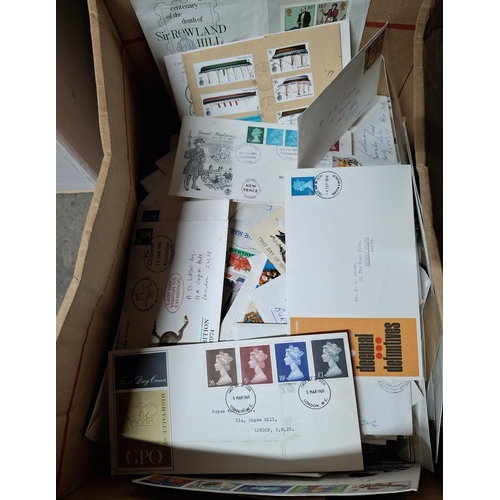 147 - Large box full of British QEII first day covers etc (Qty)