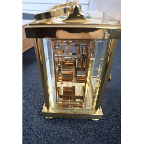 40 - Matthew Norman 1754 Swiss Carriage Clock in Original Box With All Documents and One Key - Boxed, nev... 