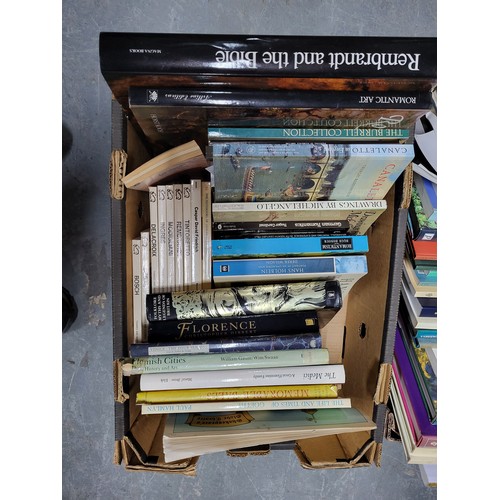 364 - Two boxes of various art related books (Qty)