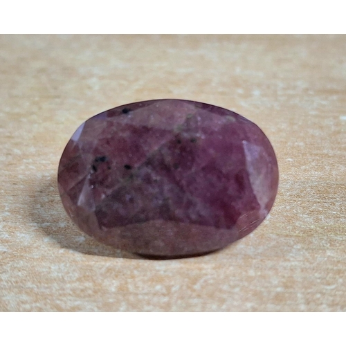 272 - 26.54 ct, oval cut Sri Lanka Ruby, not heat treated, no glass filled, classed as semi-translucent,

... 