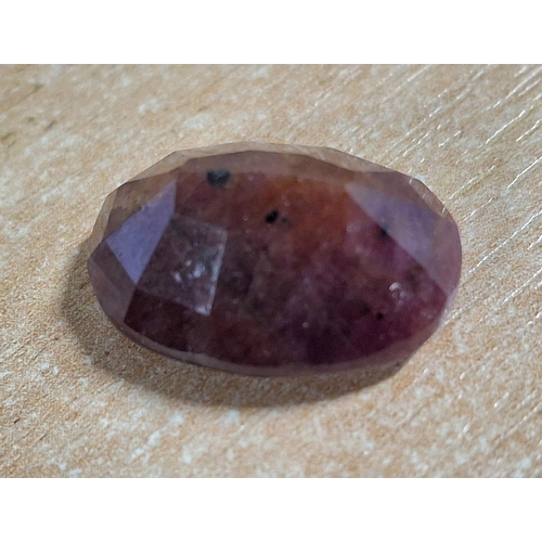 272 - 26.54 ct, oval cut Sri Lanka Ruby, not heat treated, no glass filled, classed as semi-translucent,

... 