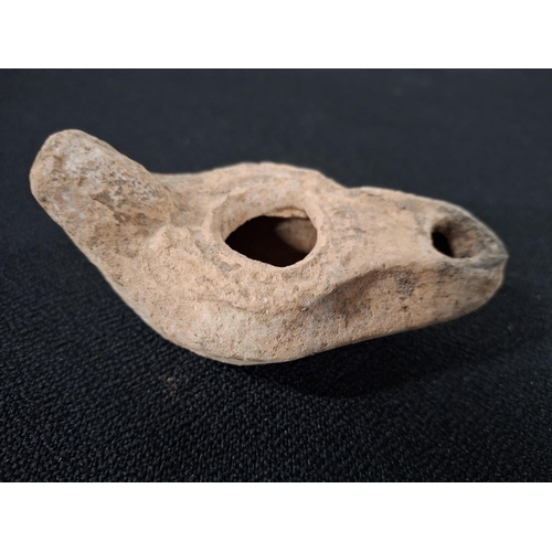 44 - Two Roman terracotta oil lamps (2)