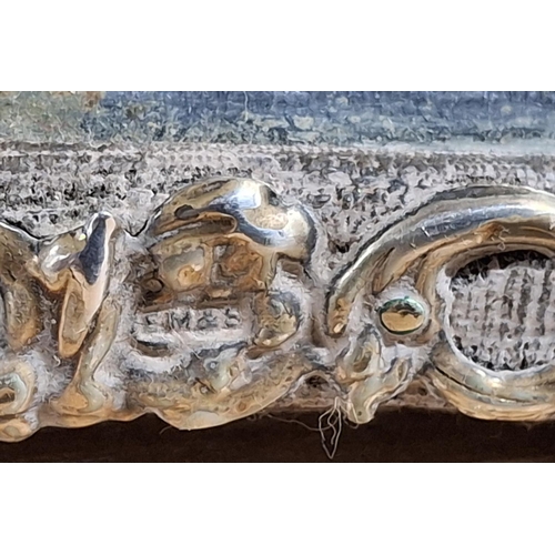 7 - Edwardian Birmingham silver free-standing photo frame