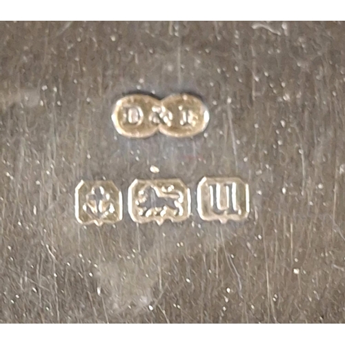 12 - Large circular, hinge lidded Birmingham 1919 silver pill box,

approx 29 grams