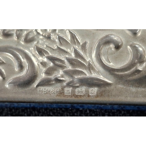 15 - Superb ornately decorated fronted bible, the frontage decorated in Putti and scrolling decoration in... 
