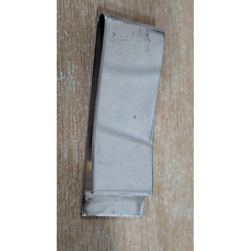 20 - Modern hallmarked Sheffield silver money clip,

Approx 14 grams