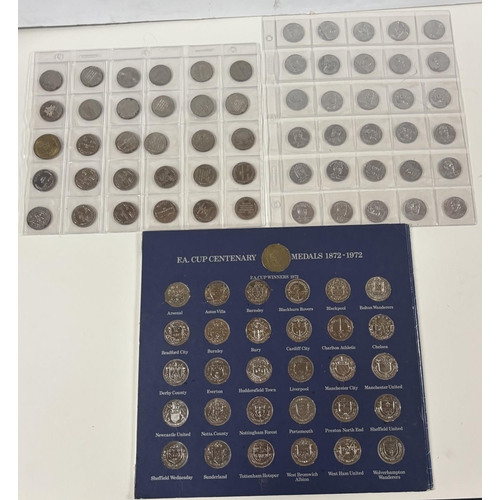 241 - Quantity of football coins and F A centenary medals (Qty)