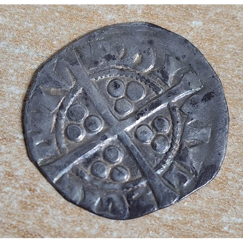 272 - EDWARD I (1272-1307) LONG CROSS SILVER PENNY, BURY ST EDMUNDS CLASS XE