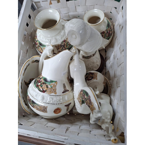 378 - Collection of matching CRE handmade in Galway, Ireland porcelain (Qty)