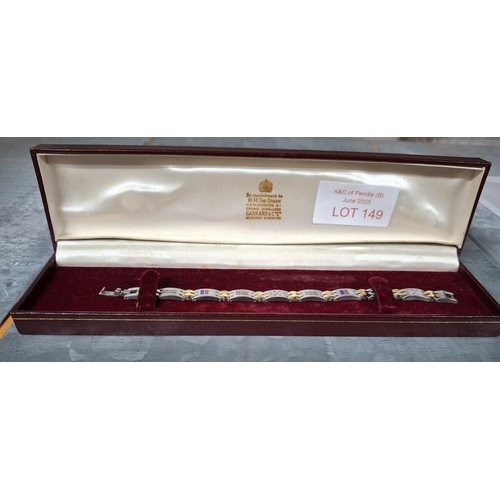 149 - Help for Heroes stainless steel bracelet in a Gerrards jewellery box
