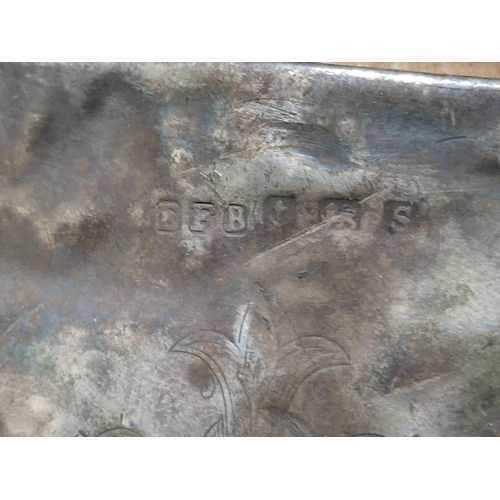 1 - Pair of hallmarked Birmingham 1917 silver spectacles case (a/f) - local metal detecting find,

55 gr... 