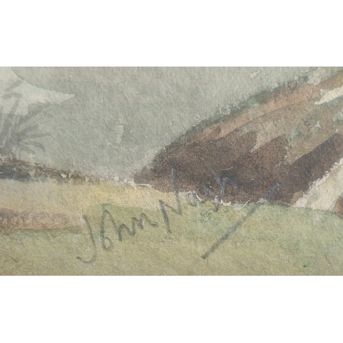 219 - John Northcote Nash (British 1893-1977) 1920s/30s landscape watercolour, framed and glazed