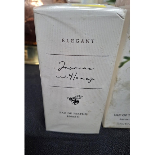 300 - Two differnet, still packaged, Yardley perfumes together with a similarly unopened Elegant perfume (... 