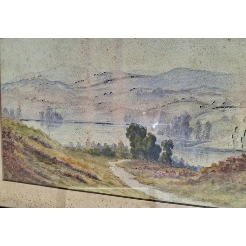 348 - J Moorhouse, early 20thC watercolour 
