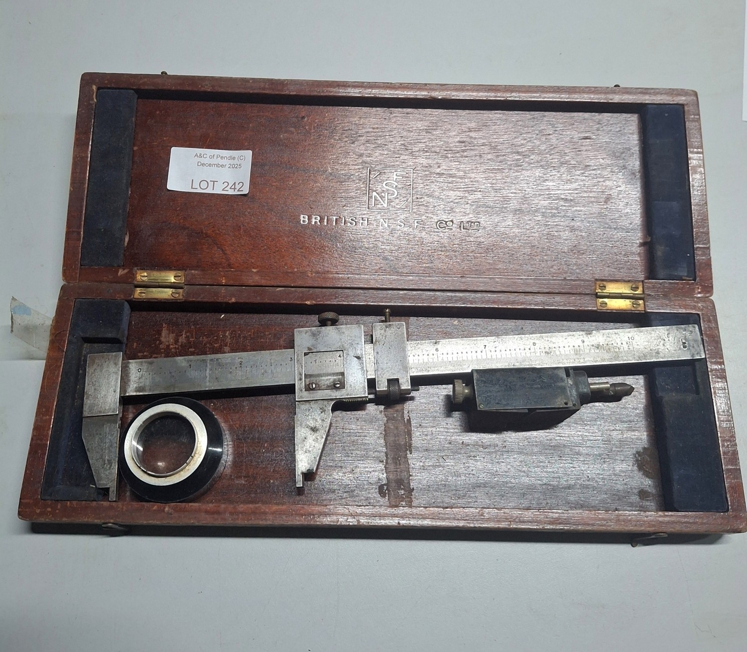 Boxed vintage measuring instrument