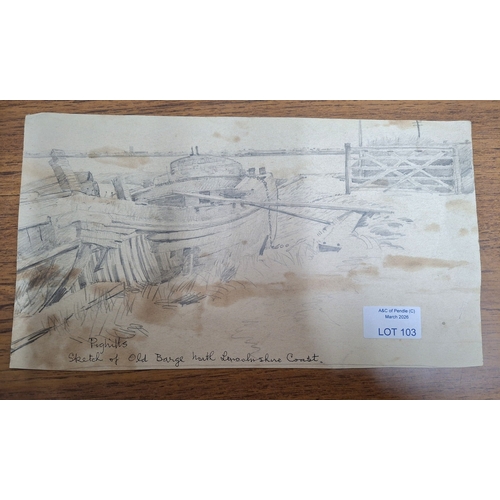 103 - Joseph Pighills (Yorkshire 1901-1984) 1960s/70s oil on thin card painting 