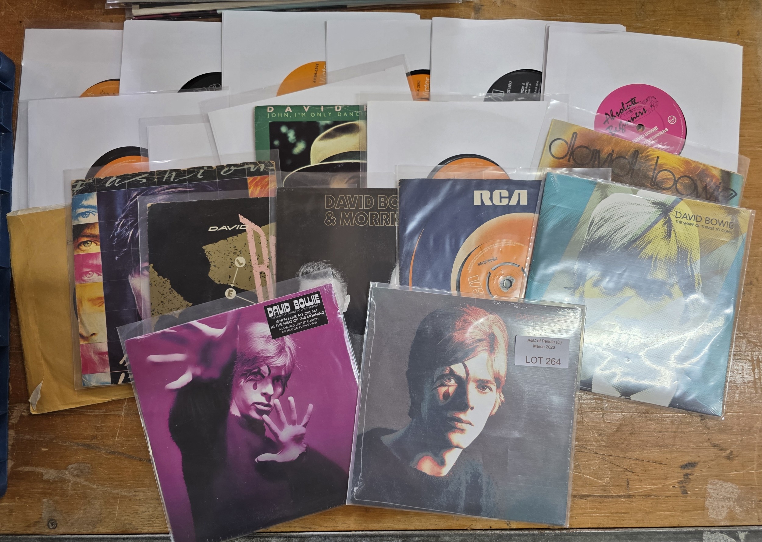 Collection of David Bowie 7" vinyl records (Qty)