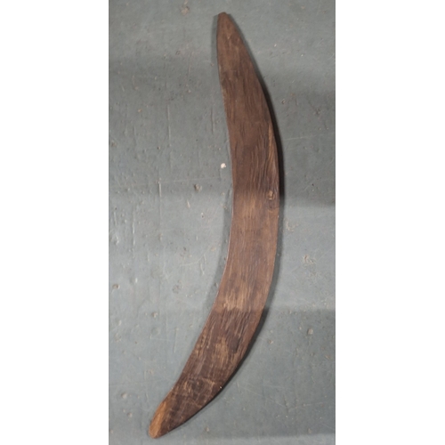 58 - Australian wooden boomerang
