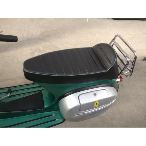 56A - 1966 Vespa Piaggio 150 super in excellent condition and running with original spare seat Reg is JTR ... 