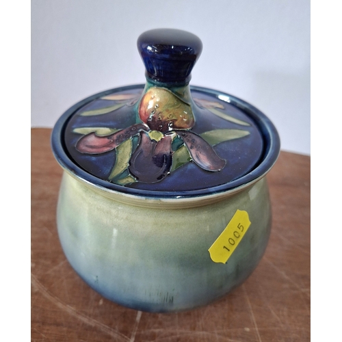 29 - Old Moorcroft medium sized, lidded dish.