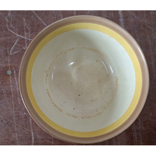 9 - A Clarice Cliff Bizarre Rodanthe pattern fruit bowl, hand painted with trailing flowers, 22cm diamet... 