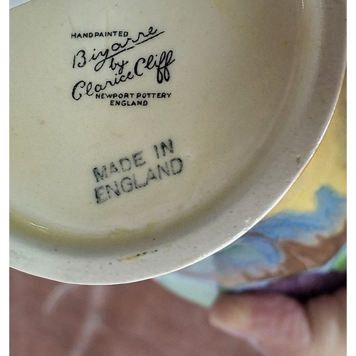 4 - Clarice Cliff for Wilkinson's Bizarre, Delecia Pansies Coffee service comprising a tea/hot water pot... 