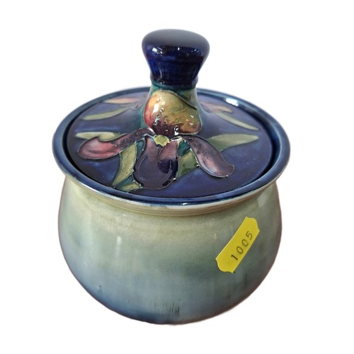 29 - Old Moorcroft medium sized, lidded dish.