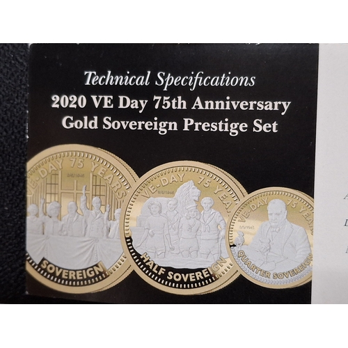 26 - Hattons of London, limited edition (2020 produced) set commemorating the 75th VE day anniversary gol... 