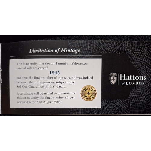 26 - Hattons of London, limited edition (2020 produced) set commemorating the 75th VE day anniversary gol... 